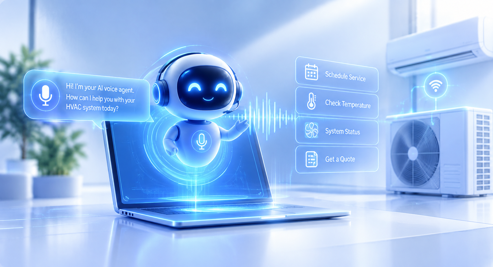AI voice agent for HVAC